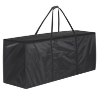 1 x RAW Customer Returns GARPROVM Garden Cushion Storage Bag, 420D Oxford Fabric Garden Furniture Cushion Storage Bag Outdoor Cushion Storage Bags with Handle Zipper Storage Bag for Outdoor Cushions 125x40x55 cm, Black  - RRP £13.58