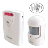3 x RAW Customer Returns 4VWIN Home Security Wireless Driveway Alarm 1 Receiver and 1 PIR Motion Sensor Detector Infrared Alert System Kit - RRP £56.97