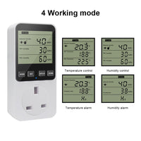 1 x RAW Customer Returns KETOTEK Digital Humidity Controller Plug Humidistat Thermostat Outlet 230V with Alarm for Humidifier Dehumidifier Reptile Terrariums - RRP £29.99