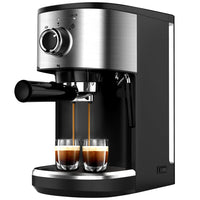 1 x RAW Customer Returns Bonsenkitchen Espresso Machine,15 Bar Coffee Machine With Foaming Milk Wand, 1450W High-Performance Coffee Maker, 1.25L Removable Water Tank, for Espresso, Cappuccino, Latte, Macchiato, CM8902 - RRP £45.98