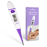 1 x RAW Customer Returns Ovulation Tracker Digital Basal Thermometer Easy Home BBT Thermometer for Fertility Prediction - Basal Body Thermometer for Accurate Temperature Monitoring with Premom App Purple DMT-3018 - RRP £8.99