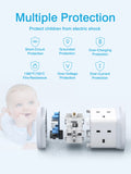 7 x RAW Customer Returns Cube Extension Lead 5M with USB Slots, Chiefox 4 Way Plug Extension Cable with 3 USB Ports 5V 2.4A , Desk Extension Cord Socket with Switch, UK Power strip for Deck Home Office Travel Room - RRP £153.93