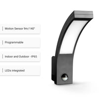 1 x RAW Customer Returns SEBSON Outdoor Lights Mains Powered - Security Lights Outdoor Motion Sensor - PIR Sensor - LED Outside Wall Light - Cool White, 15W 1000lm IP65 - Anthracite - RRP £27.99