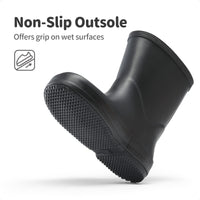 1 x RAW Customer Returns DREAM PAIRS Kids Wellies Boys Girls Wellington Boots Waterproof Non-Slip Short Rain Boots Toddler Little Kid Big Kid,Size 5 Toddler,BLACK,SDRB2203K-E - RRP £13.5