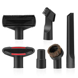 1 x RAW Customer Returns Lanmu Universal Vacuum Attachments Compatible with Shark Numatic Henry Hetty Hoover Parts Accessories,32mm to 35mm Hose Adapter 2 in 1 Crevice Tool Dust Brush Horse Hair Round Brush 6 Pack  - RRP £9.99