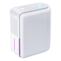 1 x RAW Customer Returns Hoomace 3 In 1 Small Humidifier Dehumidifier Combo With Air Filtration, Humidifiers Dehumidifier For Home Bedroom With Drain Hose Temperature Display,4 Modes,7 Color LED Lights,Timer Set  - RRP £49.99