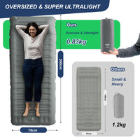 1 x RAW Customer Returns Origem Self Inflating Camping Mat - 14CM Upgraded Sleeping Mat with Built-in Pump, Ultralight Inflatable Mattress, Sleeping Pad for Outdoor Camping, Backpacking, Hiking, Traveling - RRP £44.99