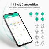 1 x RAW Customer Returns FITINDEX Bluetooth Body Fat Scale, Smart Bathroom Digital Weight Scale Body Composition Monitor Health Analyzer with Smartphone App for Fitness Black  - RRP £16.99