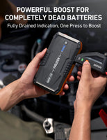1 x RAW Customer Returns AstroAI S8 Car Battery Booster Jump Starter Power Pack,1500A 12V Portable Car Jump Starter Power Bank for Up to 6.0L Petrol 3.0L Diesel Engines, With Smart Jumper and LED Torch - RRP £53.99