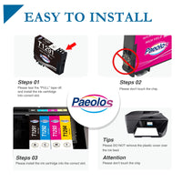 1 x RAW Customer Returns Paeolos T1295 Multipack Ink Cartridges T1291 T1292 T1293 T1294 Compatible for Epson Stylus SX535WD Ink Cartridges Stylus SX425W SX445W SX235W SX535WD WF 3520 8Black 3Cyan 3Magenta 3Yellow  - RRP £21.99