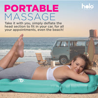 1 x RAW Customer Returns HOLO The Original Inflatable Pregnancy Pillow - Full Body Maternity Airbed with Hole for Tummy - For Ultimate Sleeping Support Comfort - Say Goodbye to Pregnancy Related Aches and Pains Mint  - RRP £44.99