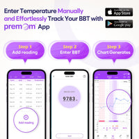 1 x RAW Customer Returns Ovulation Tracker Digital Basal Thermometer Easy Home BBT Thermometer for Fertility Prediction - Basal Body Thermometer for Accurate Temperature Monitoring with Premom App Purple DMT-3018 - RRP £8.99