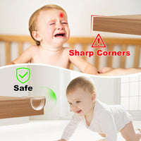1 x RAW Customer Returns ECHOCUBE Corner Protectors for Kids, 30 PCS Transparent Table Edge Protectors with Strong 3M Adhesive Tapes, Baby Proofing Safety Corner Guard for Furniture Sharp Corners - R Shape - RRP £8.99