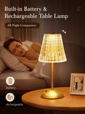 1 x RAW Customer Returns One Fire Table Lamp Touch Lamps Bedside Table lamp, 10-Way Dimmable Table Lamps for Living Room, 3 Colors Small Lamp for Bedroom Lamp,Rechargeable Lamp Battery Operated Lamp,Cordless Lamp Battery Lamp - RRP £19.99