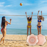 1 x Brand New HANGO 7 Pairs Silicone Nipple Covers - Women s Silicone Nipple Stickers, Reusable Adhesive Silicone Ointment Breast Petals. Pink - RRP £7.68