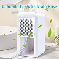 1 x RAW Customer Returns Hoomace 3 In 1 Small Humidifier Dehumidifier Combo With Air Filtration, Humidifiers Dehumidifier For Home Bedroom With Drain Hose Temperature Display,4 Modes,7 Color LED Lights,Timer Set  - RRP £49.99