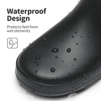 1 x RAW Customer Returns DREAM PAIRS Kids Wellies Boys Girls Wellington Boots Waterproof Non-Slip Short Rain Boots Toddler Little Kid Big Kid,Size 5 Toddler,BLACK,SDRB2203K-E - RRP £13.5