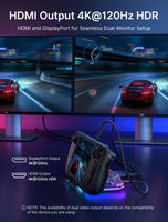 1 x RAW Customer Returns JSAUX RGB Docking Station for Steam Deck OLED ROG Ally Legion Go, 12-in-1 Steam Deck Dock with 4K 120Hz HDMI DisplayPort Gigabit Etherne USB-C 3.2 USB-A 3.2 2.0, Support VRR, ALLM, HDR - HB1201S - RRP £79.99