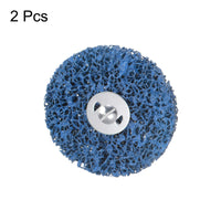 1 x Brand New sourcing map 2pcs Paint Stripping Disc Drill Attachment 4 x 1 2 with 1 4 Shaft Strip Clean Discs for Angle Grinder Clean and Remove Paint Coating Rust, Blue - RRP £13.49