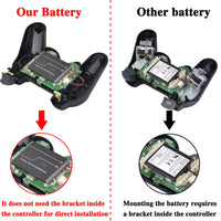 1 x RAW Customer Returns PS3 Controller Battery, Hisewen 2Pack LIP1359 LIP1472 LIP1859 Replacement Battery for Sony Playstation 3 PS3 Dualshock 3 CECHZC2E CECHZC2U Controller - RRP £13.99