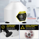 1 x RAW Customer Returns CGOLDENWALL Lab Centrifuge 6 20ml with Transparent Lid, 4000rpm Speed, 60min Timer, 1790xg RCF for Separation of Samples Qualitative Analysis 5 7 10ml Vacutainer 10 15ml Centrifuge Tubes Available - RRP £115.0