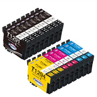 1 x RAW Customer Returns Paeolos T1295 Multipack Ink Cartridges T1291 T1292 T1293 T1294 Compatible for Epson Stylus SX535WD Ink Cartridges Stylus SX425W SX445W SX235W SX535WD WF 3520 8Black 3Cyan 3Magenta 3Yellow  - RRP £21.99