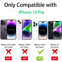 4 x Brand New UYMO Handykette H lle mit Band F r iPhone 14 Pro 6.1 - mit 2 St ck Schutzfolie kameraschutz Glas, Necklace Transparent Handyh lle Case mit Schnur Abnehmbar,Schutzh lle zum Umh ngen Kordel, Ros gold - RRP £43.28