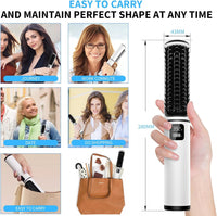 1 x RAW Customer Returns Cordless Hair Straightener Brush, Mini Portable Travel Wireless Straightener Negative Ion with Type-C Rechargeable Anti-Scald Fast Heating 4 Temp Settings, Hair Straighteners Comb for Women Gift - RRP £49.99