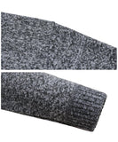 1 x Brand New KTWOLEN Mens Fleece Lined Cardigans Classic Full Zip Sweater Stand Collar Jumper Casual Knitted Jackets Long Sleeve Knitwear Winter Warm Coat, Charcoal, XXL - RRP £35.99