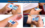1 x RAW Customer Returns EMAY Bluetooth Portable ECG EKG Monitor for iPhone Android, Mac Windows Wireless Personal ECG Monitor Works with Smartphones Records Rhythm Heart Rate, Gives Instant Detections EMG-20  - RRP £87.9