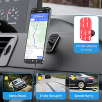 1 x RAW Customer Returns OHLPRO MagSafe Car Mount Charger iPhone Wireless Car Charger, Stick on Dashboard Magnetic Phone Holder Mount for iPhone 15 Pro Plus Max 14 13 12 Series, 15W Fast Charging, Aluminum Shell - RRP £27.38
