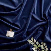 1 x RAW Customer Returns Woaboy Super Soft Velvet Curtains 90 Drop for Living Room Luxury Eyelet Drapes Blackout for Bedroom Window Treatment Thermal Insulated Soundproof Room Darkening W 90 x L 90 Navy Blue 2 Panels - RRP £49.99