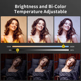 1 x RAW Customer Returns RALENO LED Video Lighting Kit, 2-Pack 192 LEDS Soft Video Panel Light with 180cm Light Stands 1 Handbag, 3200K-5600K Built-in Batteries Studio Lights For YouTube Video Recording Photography Streaming - RRP £169.99