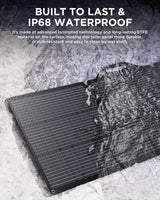 1 x RAW Customer Returns  IP68 Waterproof BigBlue 200W Portable ETFE Solar Panels with Connector, 52.8V SolarPowa 200 Solar Charger with Kickstands for Camping, RV Fast Charge Cellpowa 2500 and Other Brand Power Station - RRP £199.99