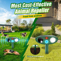 1 x RAW Customer Returns Coldwords Cat Repellent, Garden Cat Repellent Cat Deterrents, Ultrasonic Solar Animal Repellent, Solar Powered Waterproof, Outdoor Animal Repeller Motion Sensor for Garden Yard Squirrels Cats Rats Fox - RRP £20.35