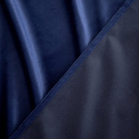 1 x RAW Customer Returns Woaboy Super Soft Velvet Curtains 90 Drop for Living Room Luxury Eyelet Drapes Blackout for Bedroom Window Treatment Thermal Insulated Soundproof Room Darkening W 46 x L 90 Navy Blue 2 Panels - RRP £34.99
