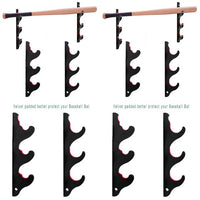 6 x Brand New Baseball Bat Display Rack Softball Bat Holder - Sports Products - RRP £107.40